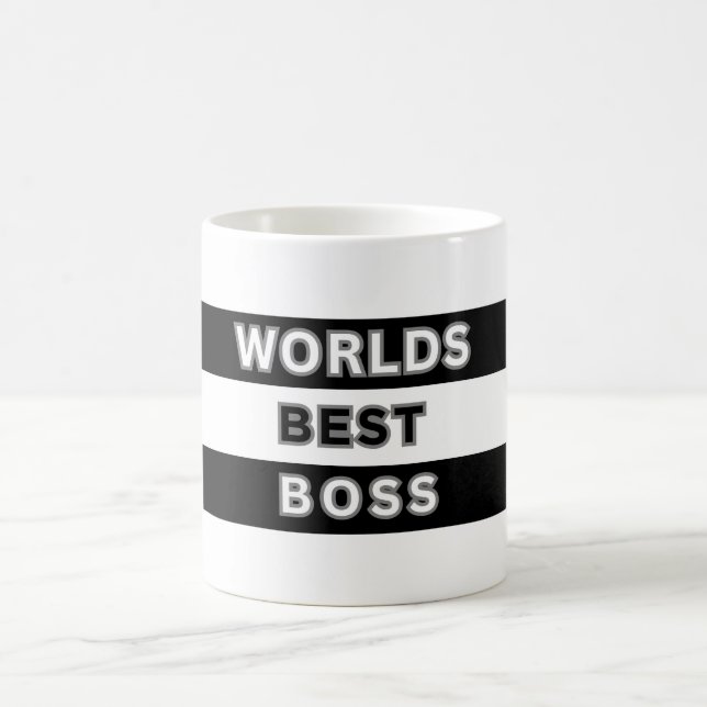 Worlds Best Boss Office Coffee Mug (Center)