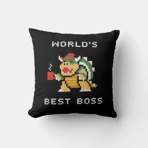World's Best Boss T-Shirt Hoodie Cushion