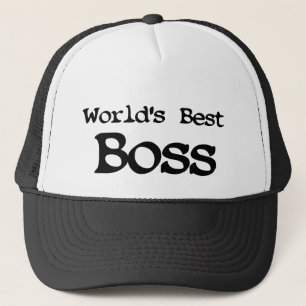 Worlds Best Boss Trucker Hat