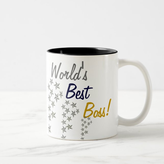 World's Best Boss Two-Tone Coffee Mug (Right)