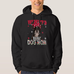 World's Best Boston Terrier Dog Mum  Mother's Day Hoodie