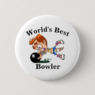 World's Best Bowler 6 Cm Round Badge