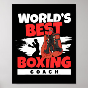 World's Best Boxing Coach Boxing Club Kickboxing B Poster