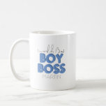 Worlds Best Boy Boss Coffee Mug<br><div class="desc">Worlds best boy boss coffee mug,  featuring a bold blue font which can be customised and your name. A great gift for christmas,  birthday or any other special occasion.</div>