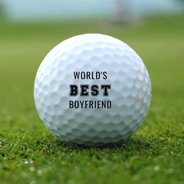 World's Best Boyfriend Golf Balls (Creator Uploaded)