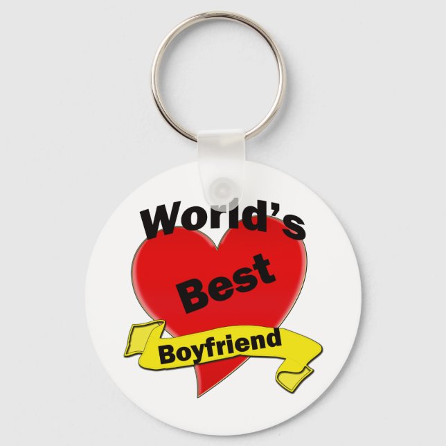 World's Best Boyfriend Key Ring (Front)