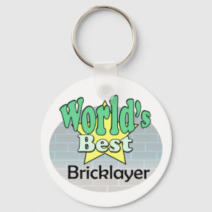 World's Best Bricklayer Key Ring