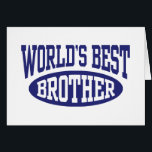 World's Best Brother<br><div class="desc">World's Best Brother t-shirts and gifts</div>