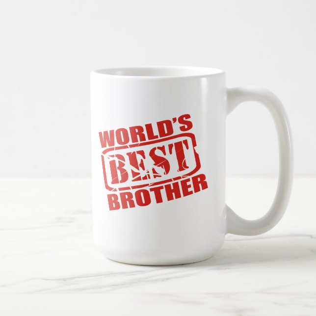 World's Best Brother Coffee Mug (Right)