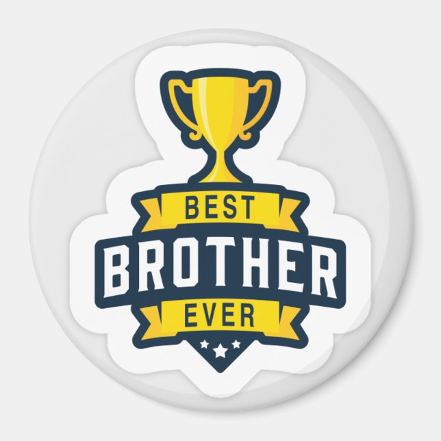 World's best brother Magnet Gift (Front)