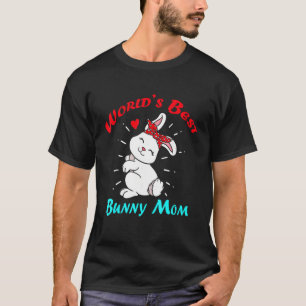 World's Best Bunny Mum Clothing Women Cute Easter  T-Shirt