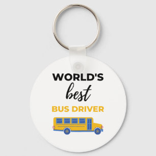 World's Best Bus Driver bl Key Ring