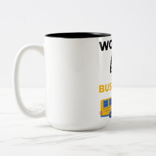 World's Best Bus Driver bl Two-Tone Coffee Mug