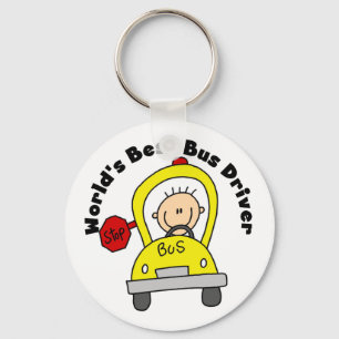 World's Best Bus Driver Key Ring
