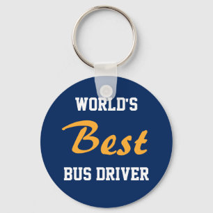 World's Best Bus Driver keychain
