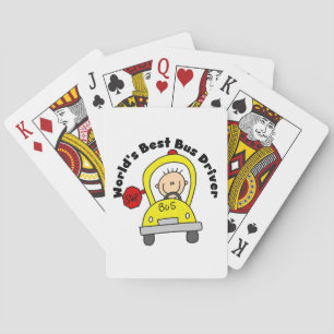 World's Best Bus Driver Playing Cards