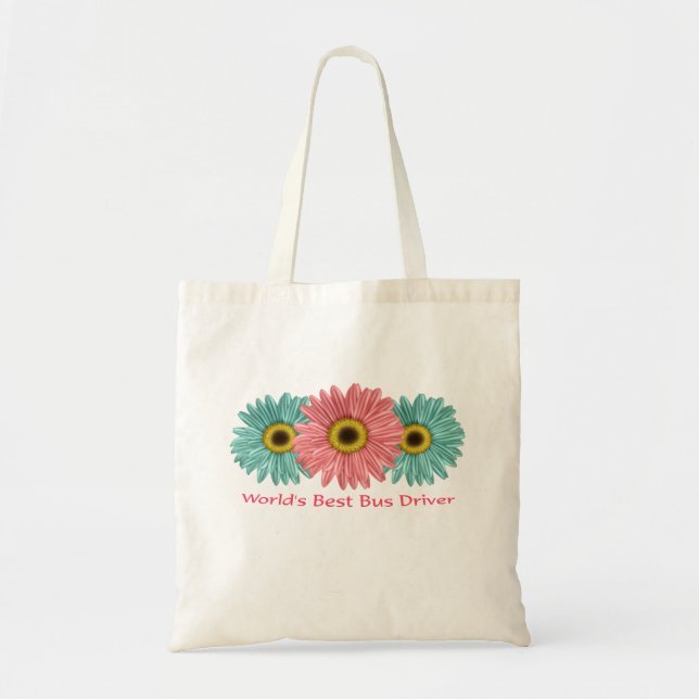 World's Best Bus Driver Tote Bag (Front)