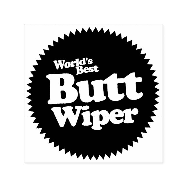 World's Best Butt Wiper Nurse CNA RNA Self-inking Stamp (Design)