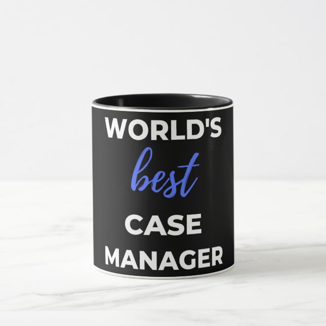 World's Best Case Manager Mug (Center)