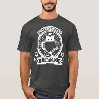Worlds Best Cat Dad4 T-Shirt
