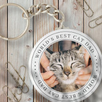 World's Best Cat Dad Classic Simple Photo