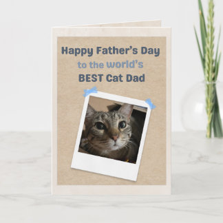 World's Best Cat Dad from World's Best Cat (TY) Card