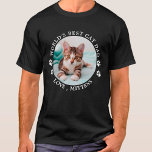World's Best Cat Dad Personalised Cute Pet Photo T-Shirt<br><div class="desc">Worlds Best Cat Dad ... Surprise your favourite Cat Dad this Father's Day with this super cute custom pet photo t-shirt. Customise this cat dad t-shirt with your cat's favourite photo, and name. This cat dad shirt is a must for cat lovers and cat dads. Great gift from the cat....</div>