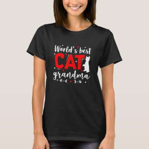 World's Best Cat Grandma Cat Cat Owner Pet Animal T-Shirt