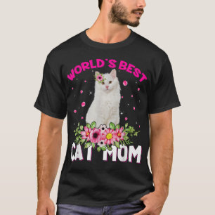 World's Best Cat Mom Funny Mother's Day T-Shirt