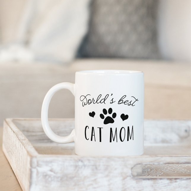 World's Best Cat Mum Coffee Mug (Creator Uploaded)