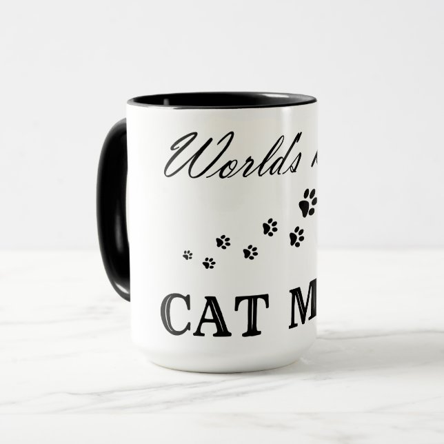 World's Best Cat Mum - Combo Mug (Front Left)