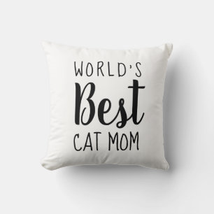 World's Best Cat Mum - Customisable Cushion
