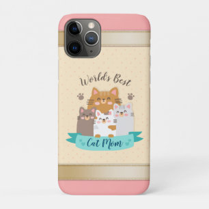 World's Best Cat Mum - Cute Kittens iPhone 11 Pro Case