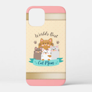 World's Best Cat Mum - Cute Kittens iPhone 12 Mini Case