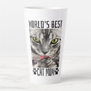 World's Best Cat Mum    Latte Mug