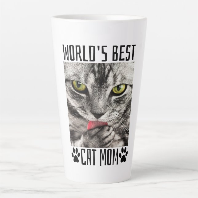 World's Best Cat Mum    Latte Mug (Front)