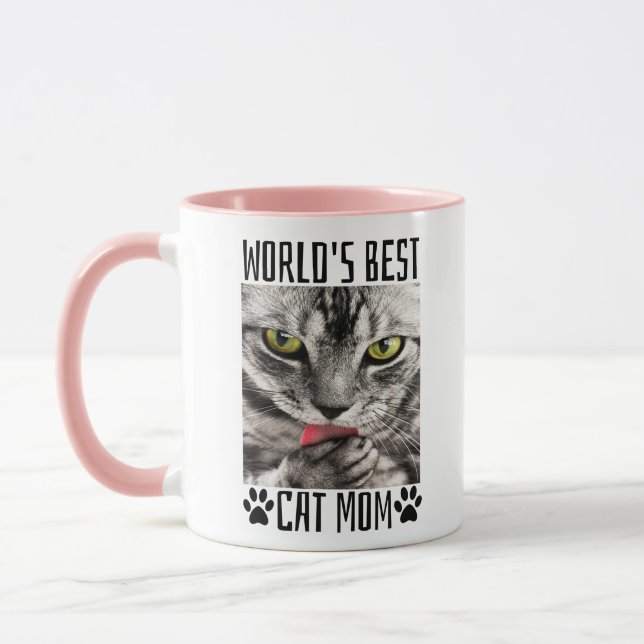 World's Best Cat Mum   Mug (Left)