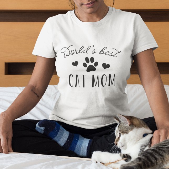 World's Best Cat Mum T-Shirt (Creator Uploaded)