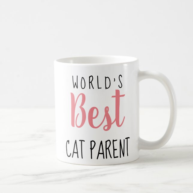 World's Best Cat Parent - Customisable Coffee Mug (Right)