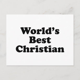 World's Best christian Postcard