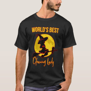 World's Best Cleaning Lady Inspirational Housekeep T-Shirt