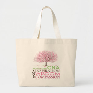 World's Best CNA Gifts Large Tote Bag