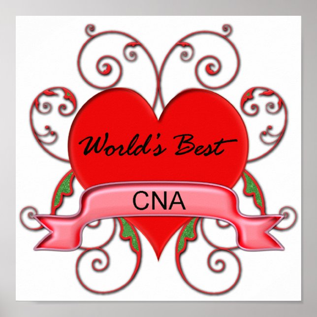 World's Best CNA Poster (Front)
