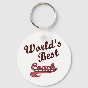 World's Best Coach Key Ring
