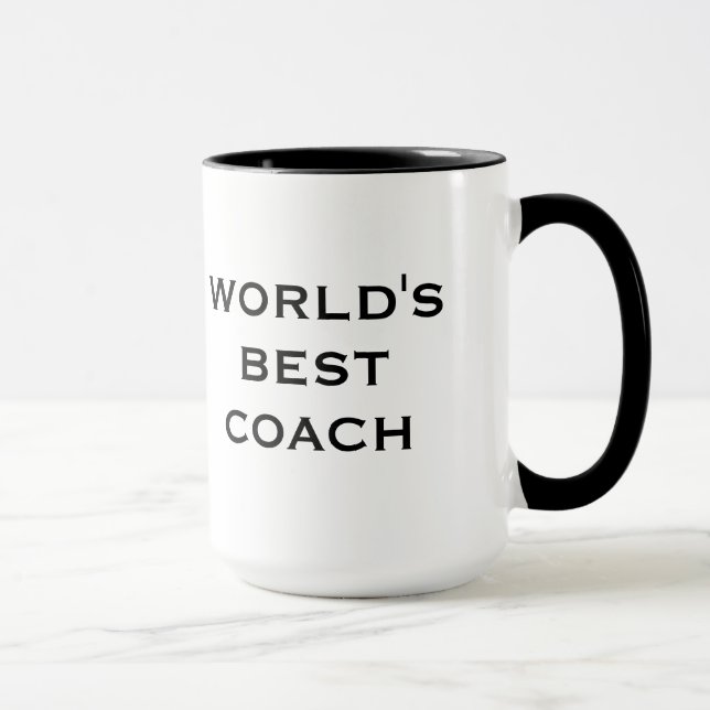 World's Best Coach Mug (Right)