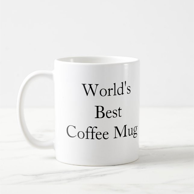 World's   Best  Coffee Mug (Left)
