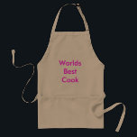 Worlds Best Cook Standard Apron<br><div class="desc">Apron</div>