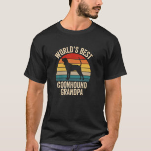 World's Best Coonhound Grandpa Vintage Coonhound G T-Shirt