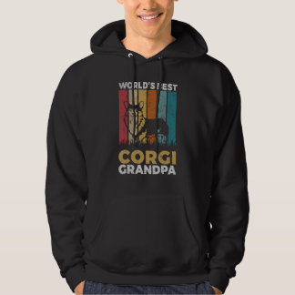 Worlds best Corgi Grandpa Hoodie