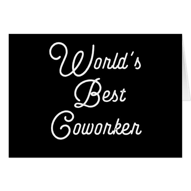 World's Best Coworker (Front Horizontal)
